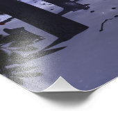 Kerstmis in Pines Photo Print Foto Afdruk (Hoek)