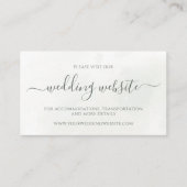 Kerstmis in Poinsettia Winter Greenery Wedding Informatiekaartje (Voorkant)