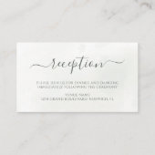 Kerstmis in Poinsettia Winter Greenery Wedding Informatiekaartje (Voorkant)