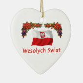Kerstmis in Polen Keramisch Ornament (Rechts)
