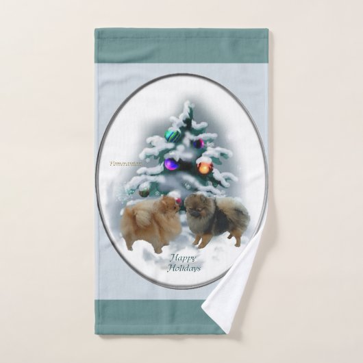 Kerstmis in Pommeren Bad Handdoek (Handdoek)