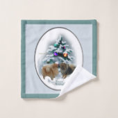 Kerstmis in Pommeren Bad Handdoek (Wasdoekje)