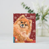 Kerstmis in Pommeren Briefkaart (Staand voorkant)