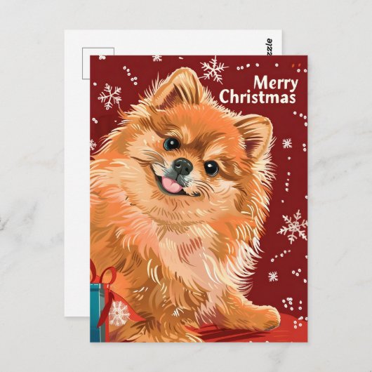 Kerstmis in Pommeren Briefkaart (Voorkant / Achterkant)