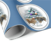 Kerstmis in Pommeren Cadeaupapier (Rol Hoek)