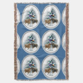 Kerstmis in Pommeren Deken (Voorkant Verticaal)