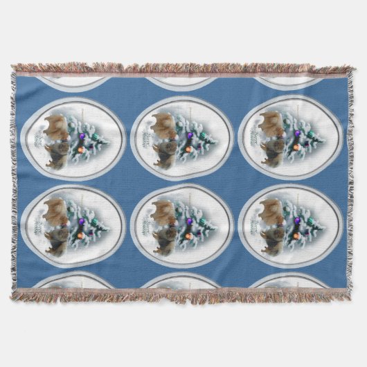 Kerstmis in Pommeren Deken (Voorkant)