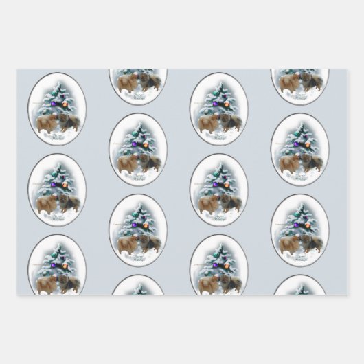 Kerstmis in Pommeren Inpakpapier Vel (Voorkant)