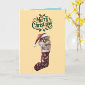 Kerstmis in Pommeren Kaart (Gele Bloem)