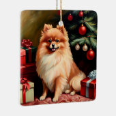 Kerstmis in Pommeren Keramisch Ornament (Rechts)