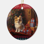 Kerstmis in Pommeren Keramisch Ornament (Links)