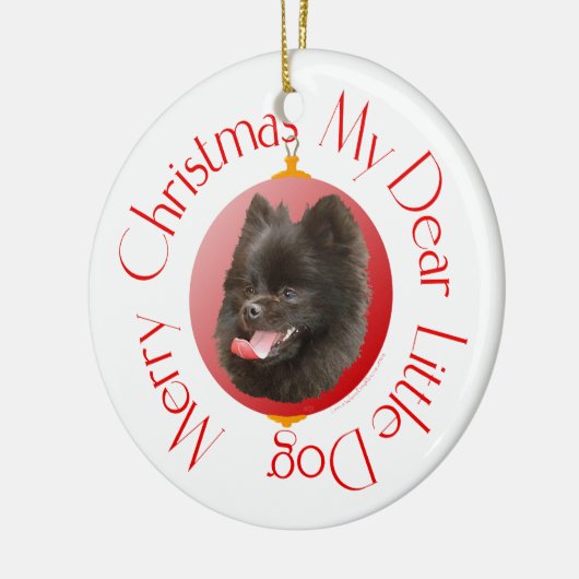 Kerstmis in Pommeren Keramisch Ornament (Links)