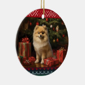 Kerstmis in Pommeren Keramisch Ornament (Rechts)