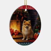 Kerstmis in Pommeren Keramisch Ornament (Rechts)