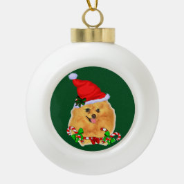 Kerstmis in Pommeren Keramische Bal Ornament