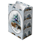 Kerstmis in Pommeren Medium Cadeauzakje (Voorkant Gekanteld)