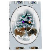 Kerstmis in Pommeren Medium Cadeauzakje (Voorkant)