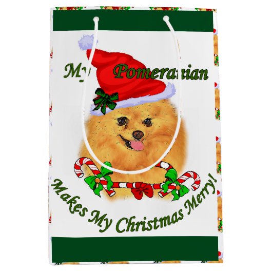 Kerstmis in Pommeren Medium Cadeauzakje (Voorkant)