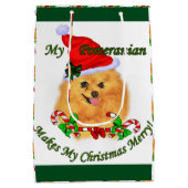 Kerstmis in Pommeren Medium Cadeauzakje (Achterkant)