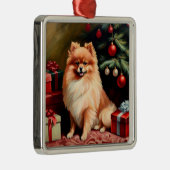 Kerstmis in Pommeren Metalen Ornament (Rechts)