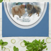 Kerstmis in Pommeren Theedoek (Gevouwen)