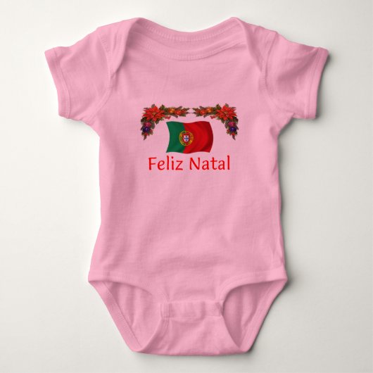 Kerstmis in Portugal Romper (Voorkant)