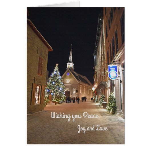 Kerstmis in Quebec City (Voorkant)