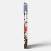 Kerstmis in retro stijl, kinderen sneeuwballengeve Case-Mate iPhone case (Achterkant / Links)