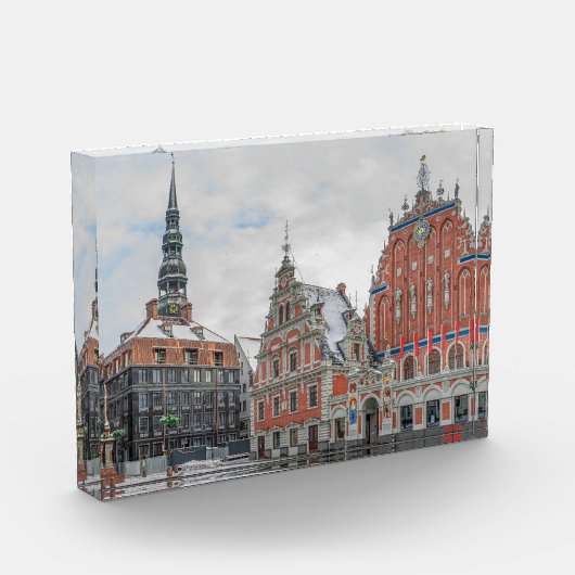 Kerstmis in Riga Letland Fotoblokken (Links)