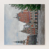 Kerstmis in Riga Letland Legpuzzel (Verticaal)