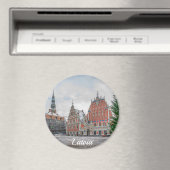 Kerstmis in Riga Letland Magnet (Insitu (Vaatwasser))