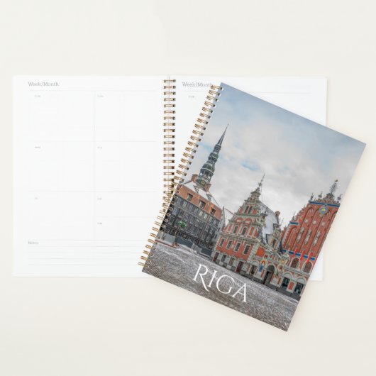 Kerstmis in Riga Letland Planner (Display)