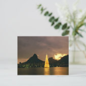 Kerstmis in Rio de Janeiro Brazilië Feestdagenkaart (Staand voorkant)