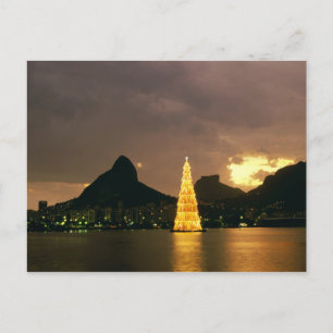 Kerstmis in Rio de Janeiro Brazilië Feestdagenkaart