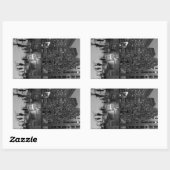 Kerstmis in Rockefeller Center - NYC Rechthoekige Sticker (Vel)