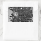 Kerstmis in Rockefeller Center - NYC Rechthoekige Sticker (Tas)