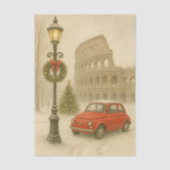Kerstmis in Rome Italië – Kerst Kunst, Kerstmis Tissuepapier (Voorkant)