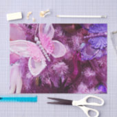 Kerstmis in roze en Paars Tissuepapier (Craft)