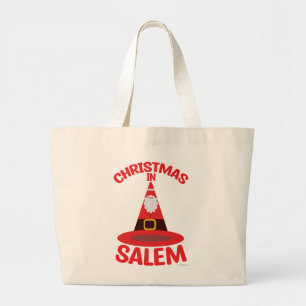 Kerstmis in Salem New England Holiday Tour Time Grote Tote Bag