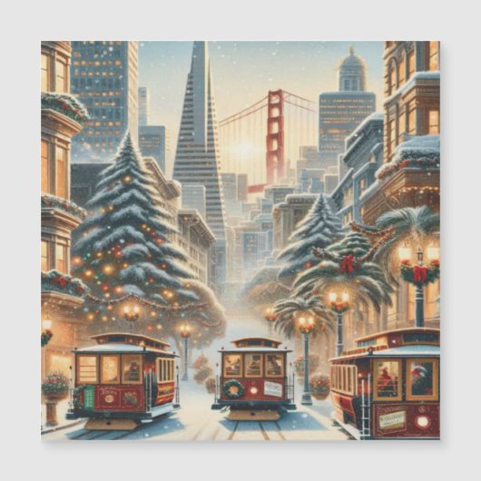 Kerstmis in San Francisco – Golden Gate (Voorkant)