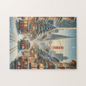 Kerstmis in San Francisco – Golden Gate Legpuzzel (Horizontaal)