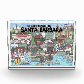 Kerstmis in Santa Barbara Fotoblokken (Voorkant)