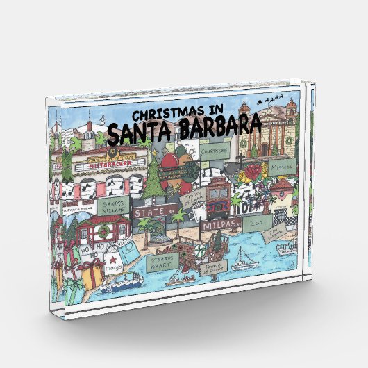 Kerstmis in Santa Barbara Fotoblokken (Links)