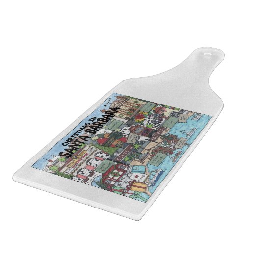 Kerstmis in Santa Barbara Snijplank (Hoek)