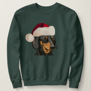 Kerstmis in Santa Dachshund Trui