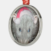 Kerstmis in Santa Dumbo Metalen Ornament (Links)