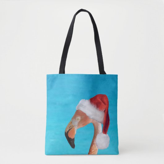 Kerstmis in Santa hat canvas tas (Voorkant)