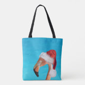 Kerstmis in Santa hat canvas tas (Achterkant)