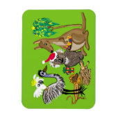 Kerstmis in Santa koala Magneet (Verticaal)