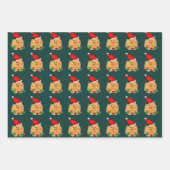 Kerstmis in Santa Pomeranian Inpakpapier Vel (Voorkant 2)